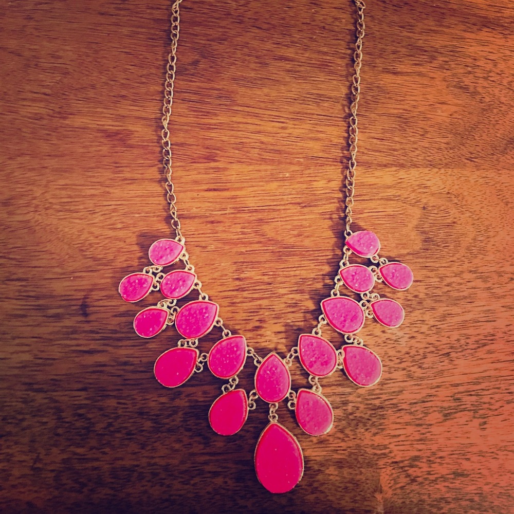 Sparkly Pink Necklace
